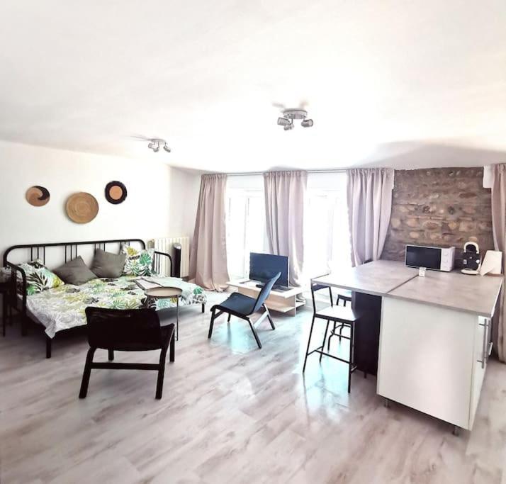 Studio Coquet Avec Vue Sainte-Foy-lès-Lyon Exteriér fotografie